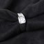 Silver Noel Asscher Solitaire Men Ring