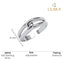 Silver Promise Knot Men Ring