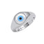 Silver Kian Evil Eye Men Ring