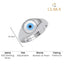 Silver Kian Evil Eye Men Ring