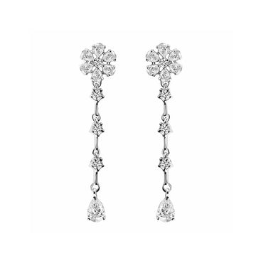 Clara 925 Sterling Silver Anaya Dangler Earrings