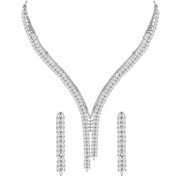 Clara 925 Sterling Silver Princess Necklace