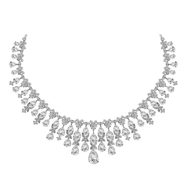 Clara 925 Sterling Silver Queen'S Necklace