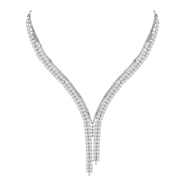 Clara 925 Sterling Silver Princess Necklace