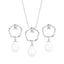 Silver Pearl Sara Jewellery Set