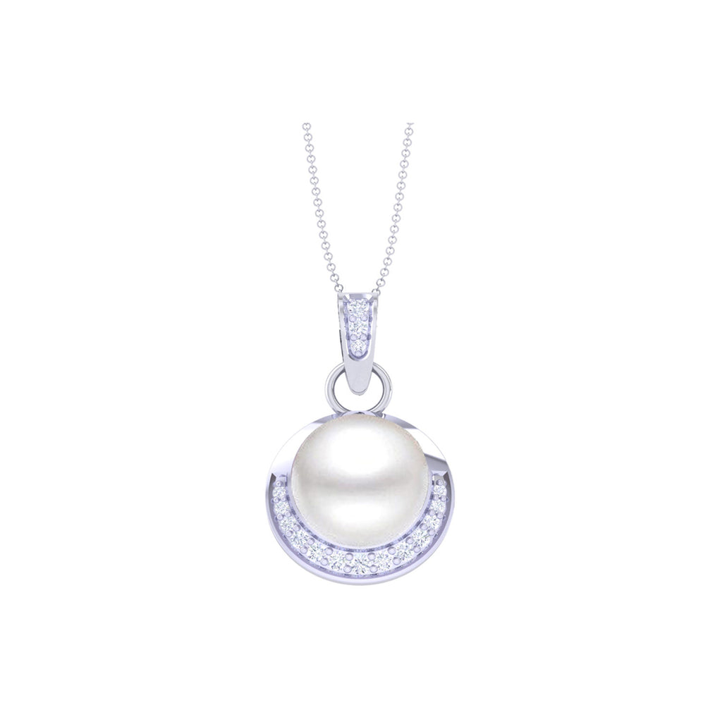 Silver Pearl Pendant