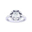 Silver Round Solitaire Ring