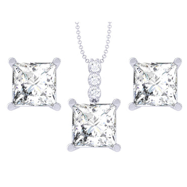 Clara-92.5-Sterling-Silver-Square-Princess-Solitaire-Pendant-Earring-Jewellery-Set-Gift-for-Women-&-Girls