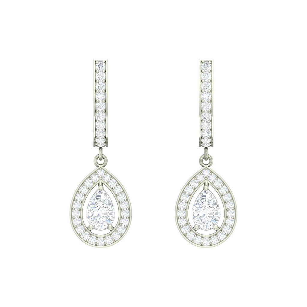 Silver Dangle & Drop Adele Earring