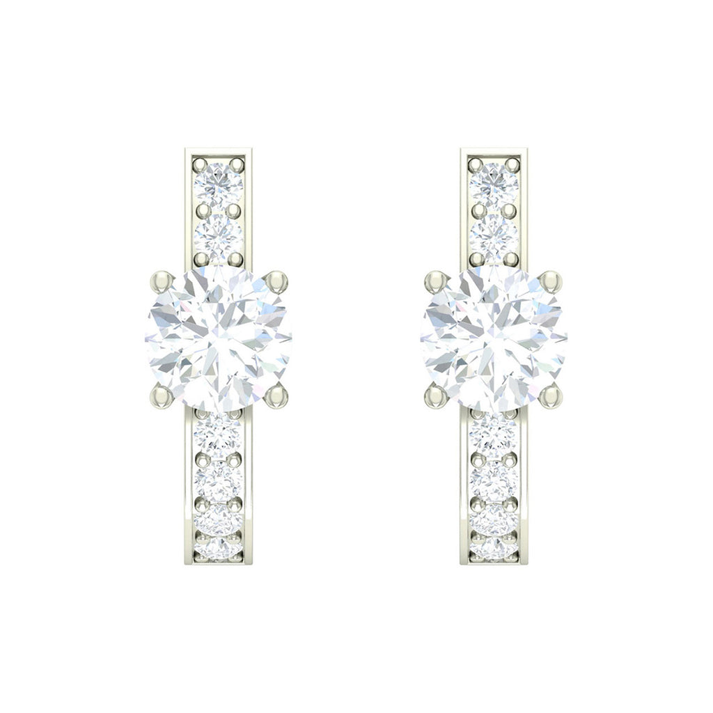 Silver Hoop Estelle Earring