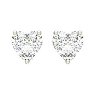 CLARA 925 Sterling Silver Swiss Zirconia Mila Earring With Screw Back Gift for Women and Girls