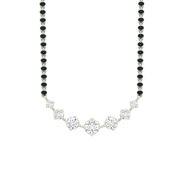 7 Stone Mangalsutra Chain Pendant