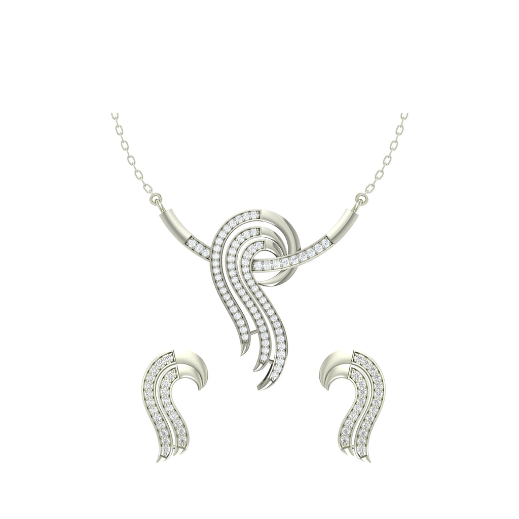 Silver Zoe Jewellery Set
