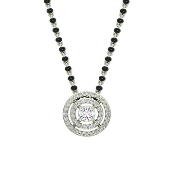 Halo Mangalsutra Chain Pendant