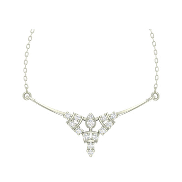 CLARA 925 Sterling Silver Rhodium Plated Alice Pendant with Chain Gift for Women and Girls