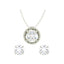 Silver Rope Jewellery Set