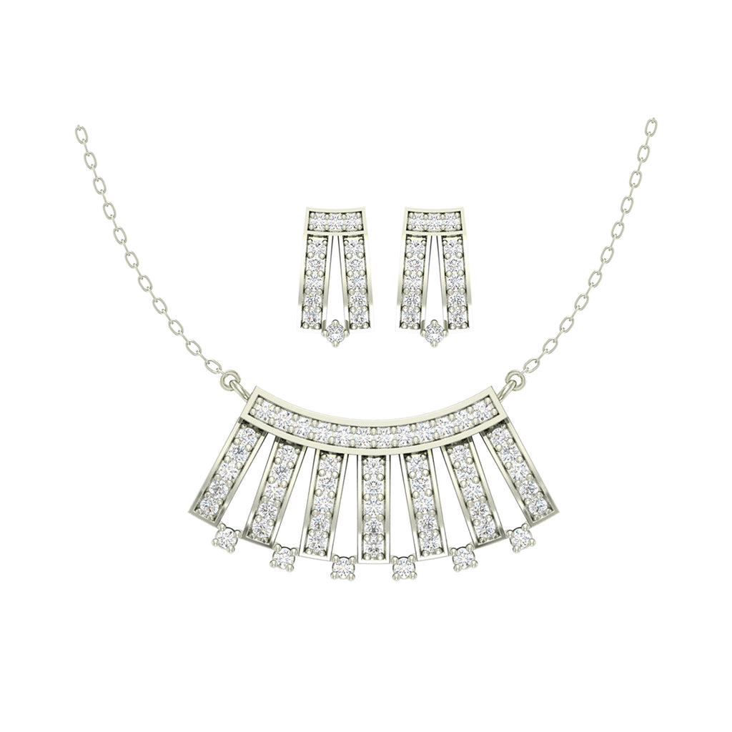 Silver Ayla Jewellery Set