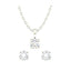 Silver Round Jewellery Set