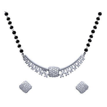 Sterling Silver Mangalsutra Set