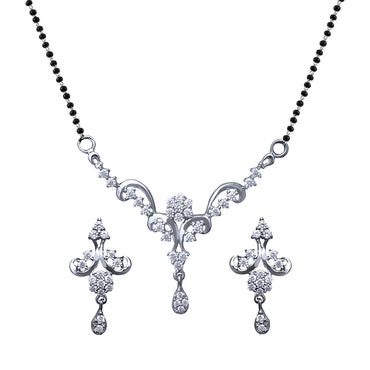 Sterling Silver Mangalsutra Set