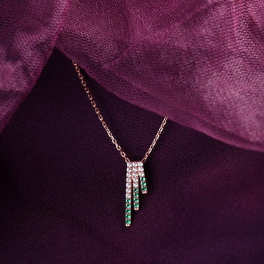 Silver Blanca Pendant Chain Necklace