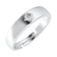 CLARA Pure 925 Sterling Silver Classic Adjustable Ring Gift for Men and Boys