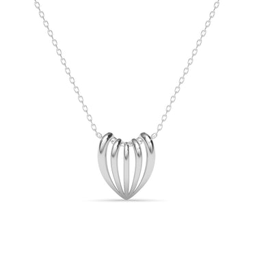 Silver Asma Pendant Chain Necklace