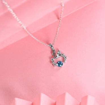 Silver Iconic Swan Pendant Chain 