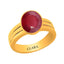 Certified Ruby Premium Manik Stunning Panchdhatu Ring 3cts or 3.25ratti