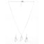 Silver Morsal Real Pearl Jewellery Set