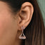 Silver Aiza Jhumki Earrings