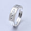 CLARA Real 925 Sterling Silver Enzo Band Ring 