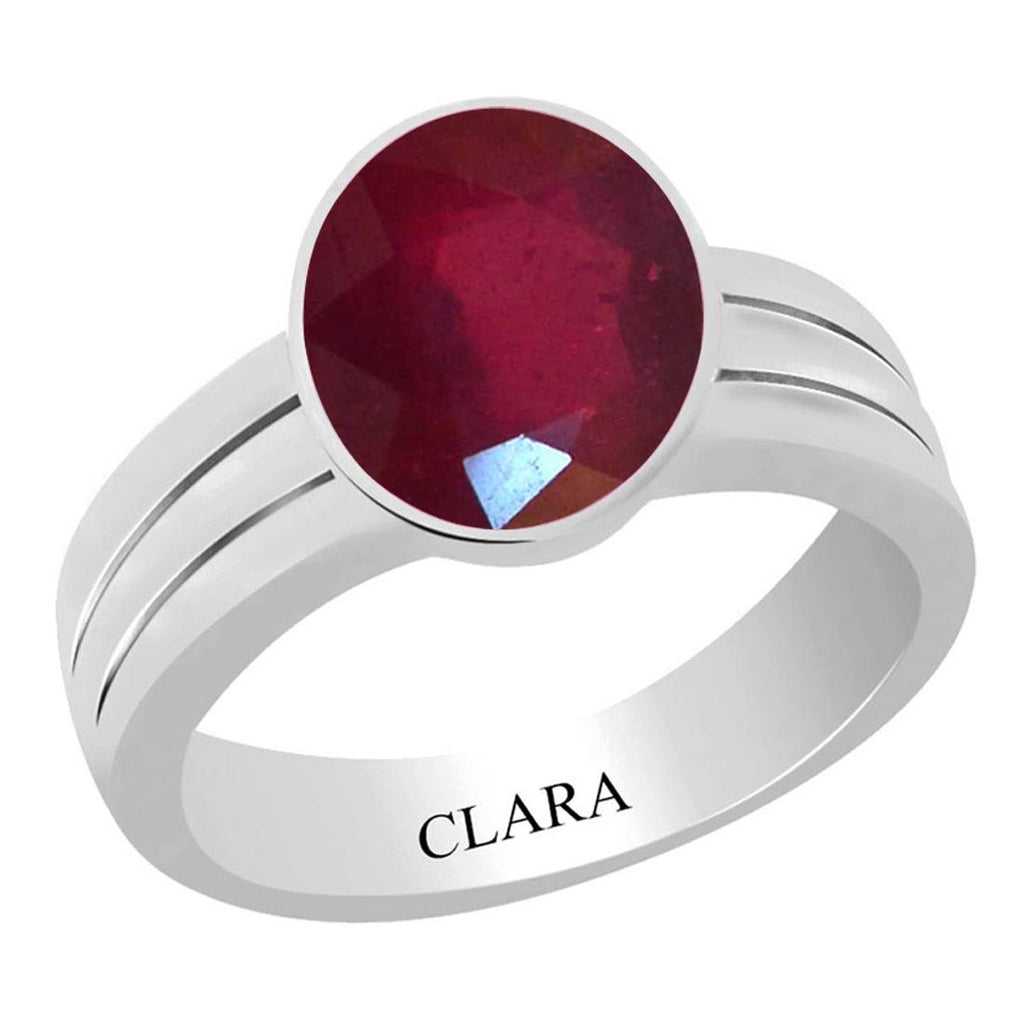Certified Ruby Manik Stunning Silver Ring 9.3cts or 10.25ratti