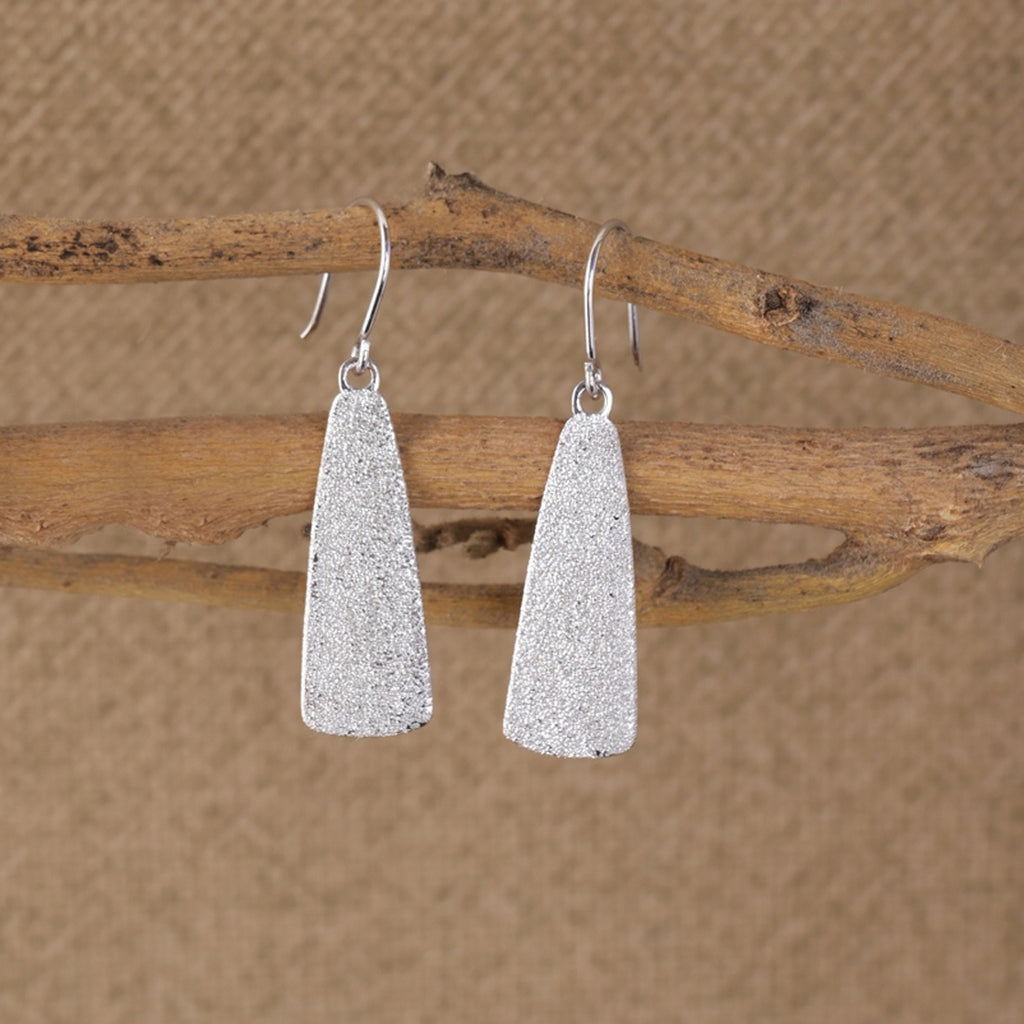 Silver Evie Crystal Finsih Earrings