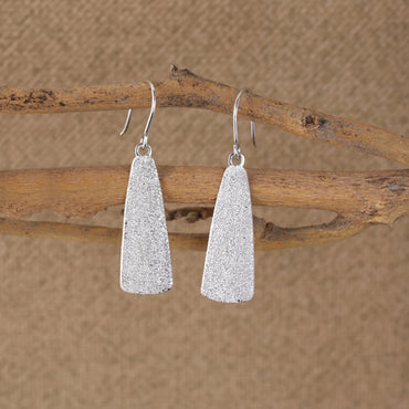 Silver Evie Crystal Finsih Earrings