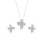 Silver Floral Jewellery Set