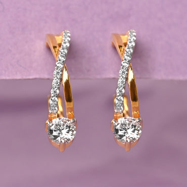 CLARA 925 Sterling Silver Twisted Hoop Bali Earrings