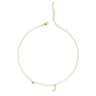 CLARA 925 Sterling Silver Minimal Charm Necklace Chain 