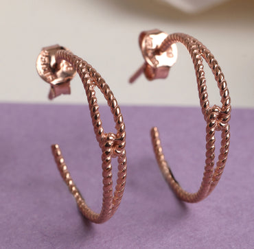 Silver Rada Hoop Earrings