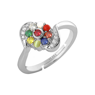 Clara-925-Sterling-Silver-Natural-Certified-Navaratna-Stone-Original-Nine-Planets-Adjustable-Ring-for-Women-and-Girls