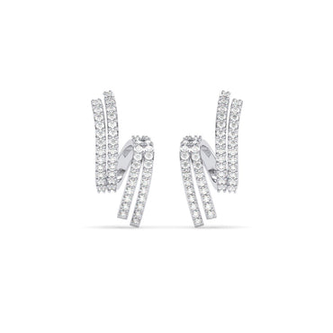 Silver Curl Earrings