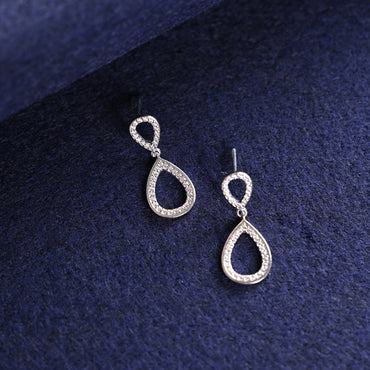 Silver Serenity Dangler Earrings