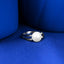 Silver Ilaria Real Pearl Size Adjustable Ring