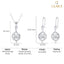 Silver Etta Solitaire Jewellery Set