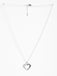 CLARA 925 Sterling Silver Brisa Heart Pendant Chain Necklace 