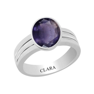 Certified Iolite Neeli Stunning Silver Ring 3.9cts or 4.25ratti