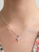 CLARA 925 Sterling Silver Star Jesus Pendant Chain Necklace 