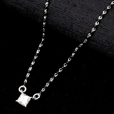 Silver Square Mangalsutra