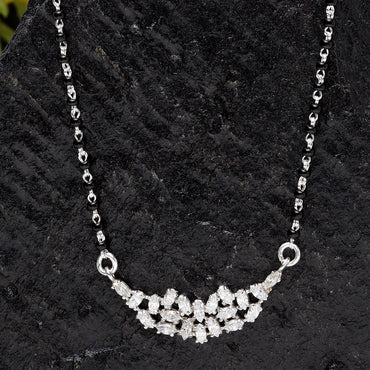 Silver Daisy Mangalsutra