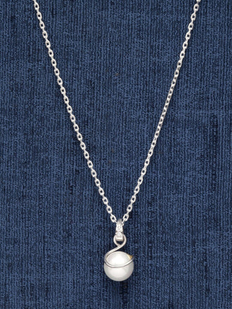 Silver Designer Pearl Pendant